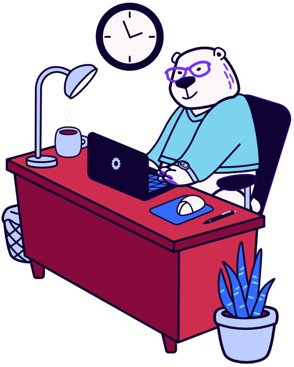 PM Bear illustration